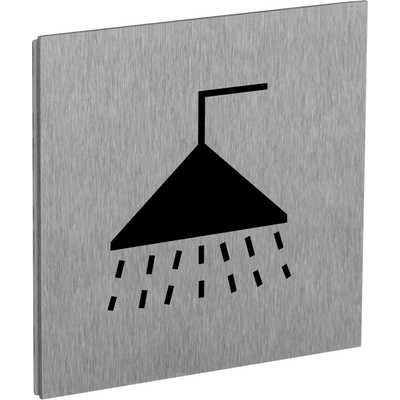 Walteco Symbol "Koupelna", 60x60mm, nerez, samolepka , 20880