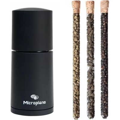 Microplane Мелничка за подправки Gourmet с 3 вида пипер 4 части (36176)