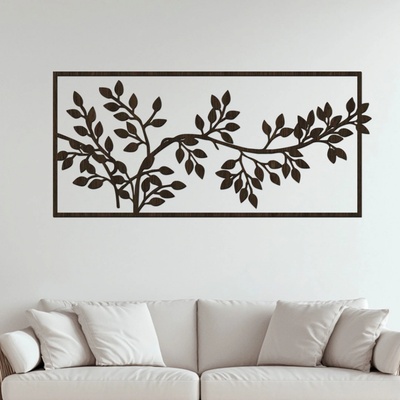 dřevo života Dřevěný strom NAŠICH CEST Zvolte rozměr šxv (cm): 80x36, Zvolte barvu dekoru: Wenge
