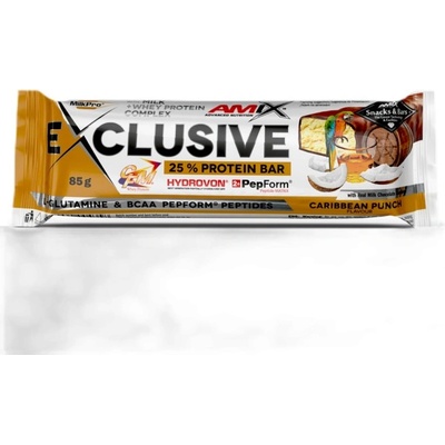 Amix Nutrition Exclusive Protein Bar [85 грама] Карибски Плодове