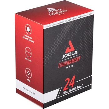 JOOLA Комплект топчета за пинг-понг, 24 бр. (бели) joola tournament 40+