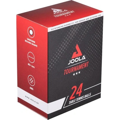 JOOLA Комплект топчета за пинг-понг, 24 бр. (бели) joola tournament 40+