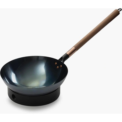 Barebones Oceľový wok s dlhou rukoväťou