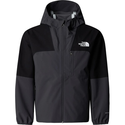 The North Face Детско водоустойчиво яке The North Face Kid's Teen Hike Packable Shell Waterproof jacket - TNF Black / Asphalt Grey (703-5340-0312)