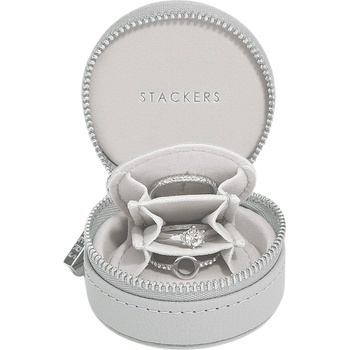 Stackers Пътническа кутия за бижута Stackers Oyster минi каменносива (76204)