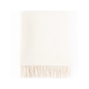 Interblanket Луксозно Одеяло От 100% Бейби Алпака Вълна - Бяло | 130×180 См, 500 Г