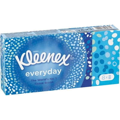 KLEENEX Papierové vreckovky 3-vrstvové Everyday 8 ks