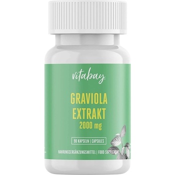 Vitabay Екстракт от Гравиола 2000 mg 90 капсули | Vitabay (VB1277 (5XC9))