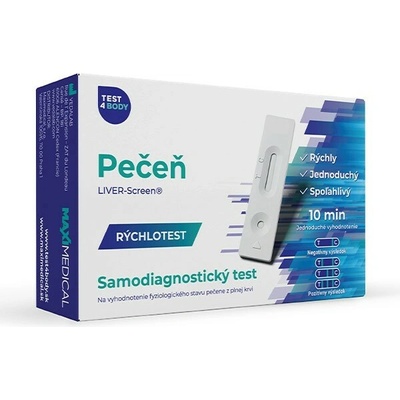 Maximedical rýchlotest Pečeň samodiagnostický test z krvi