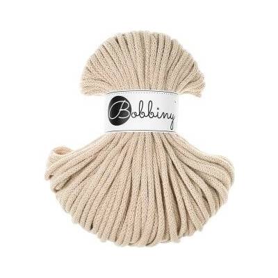 Bobbiny Premium 5 mm 100 m Warm Beige Šňůra