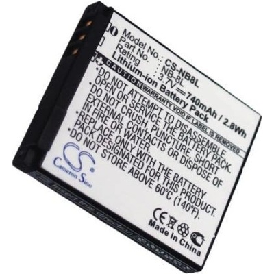 Cameron sino Батерия за апарат CANON PowerShot A3000 NB8L LiIon 3.7V 740mAh CAMERON SINO (CS-NB8L)