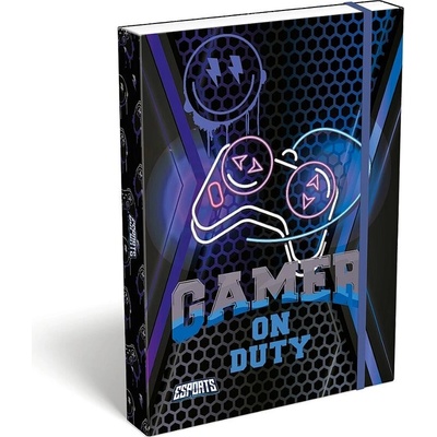 Lizzysuli box na sešity A4 Esports Gamer on duty