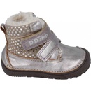 D.D.Step 073 zimní boty hvězdičky bronzové