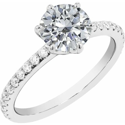 Eppi Zásnubní prsten s moissanity Fabio R44180