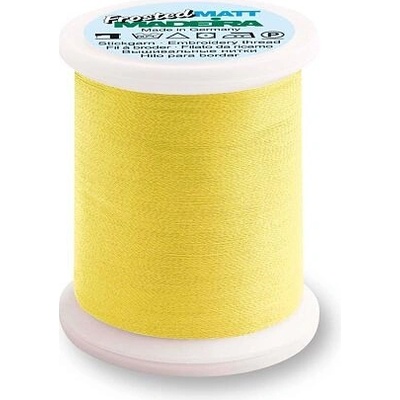 Vyšívací nit PES Madeira Frosted Matt 40 (500m) barva 7735 lemon