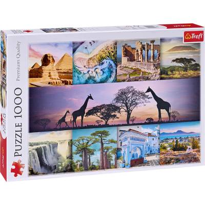 Trefl Пъзел Trefl от 1000 части - Колаж Африка (10792)