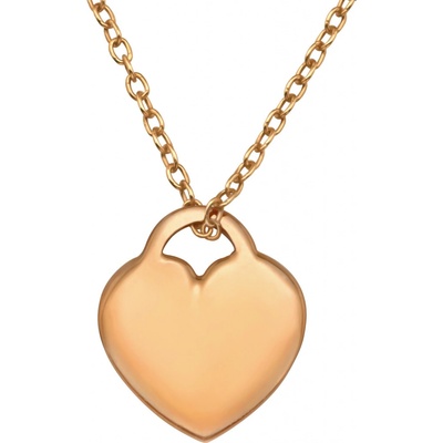 Bangles.cz Řetízek srdce rose gold 1757