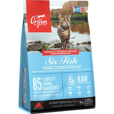 ORIJEN Шест риби за котки 340 г
