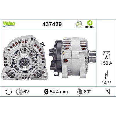 Alternátor VALEO 437429
