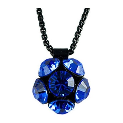 Klimm se Swarovski Elements květinka 1644 Modrý