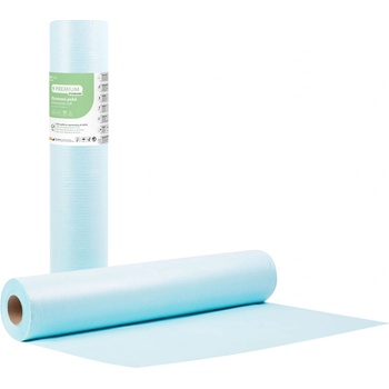 SoftCare Soft Care Premium Standard ролка за преглед, двуслойна хартия и PE, светлосиня, 50см x 50м (108.023.SB)