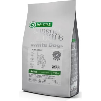 Nature's Protection Nature`s Protection White dogs Grain Free With Insect Adult Small Breed