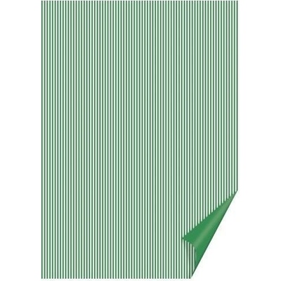 Happy Paper A4, 200 g/m2 - pruhovaný zelený