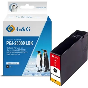 Compatible ГЛАВА ЗА CANON MAXIFY MB 5350/5050/IB 4050 - Black - ink cartridge - /2500/ - PGI-2500XLBK (PGI2500XLBK) - 9254B001 - PN NP-C-2500XLBK(PG) - G&am (200CANPGI2500BXL)