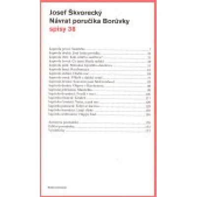 Návrat poručíka Borůvky - Josef Škvorecký