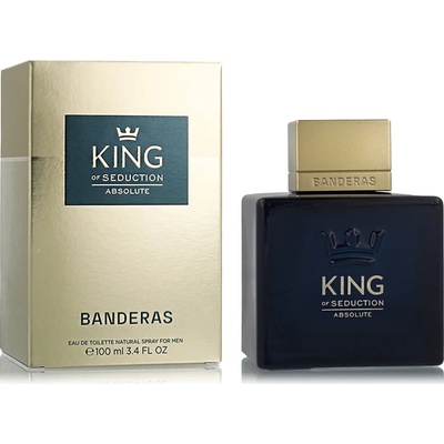 Banderas King of Seduction Absolute toaletná voda pánska 100 ml