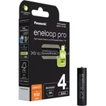 Panasonic Eneloop PRO AAA 930 mAh, 4 бр. презареждаеми (BK-4HCDE/4CP) (BK-4HCDE/4CP)
