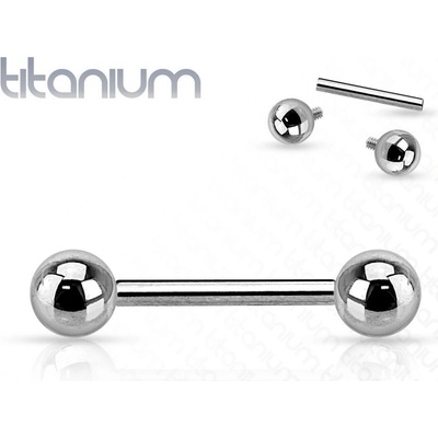 Šperky4U piercing do jazyka titan TIT1007-16225