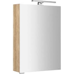 SAPHO Mirró - Огледален шкаф с LED осветление 50x70x16 см, П/Л, дъб „Алабама MC050-0022 (MC050-0022)
