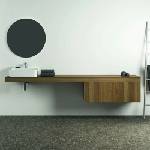 Ideal Standard Atelier Conca стенен долен шкаф, цвят тъмен орех, 1 чекмедже, 100 см (T3988Y5)