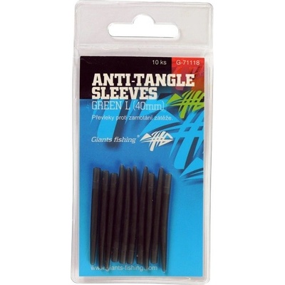 Giants Fishing Prevleky Proti Zamotaniu Anti Tangle Sleeves Green 10 ks veľkosť 54 mm