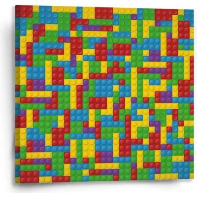 Sablio Obraz Barevná stavebnice - 50x50 cm