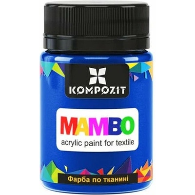 Mambo farba na textil a kožu 50 ml 19 kobaltovomodrá