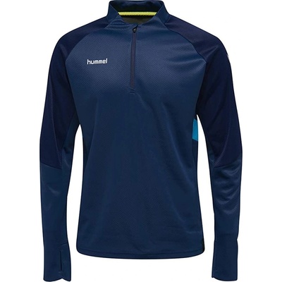 Hummel Tech Move Half Zip blue2 modrá