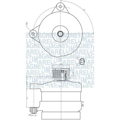 MAGNETI MARELLI Alternátor 063732188010