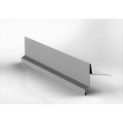 Závětrná lišta klasik horní s okapnicí r.š.250mm pozinkovaná FeZn dl.2m