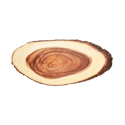 Rustikální dřevěné servírovací prkénko hnědá 50 x 26