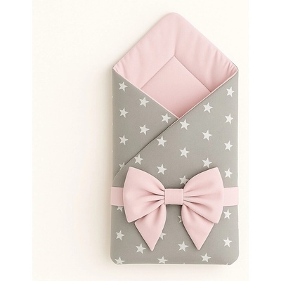 BabyTýpka zavinovačka Stars Pink
