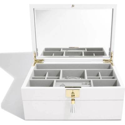 Stackers šperkovnice Orchid White Leather bílá 75453