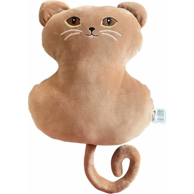 SVITAP sleep well Vankúš z mikrospandexu Cat brown 35cm