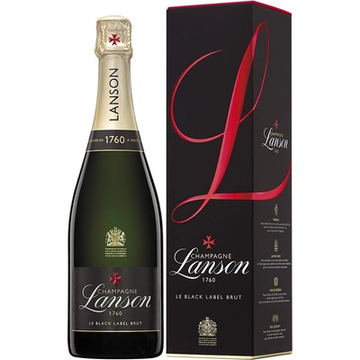 Lanson Le Black Label Brut 12,5% 0,75 l (čistá fľaša)