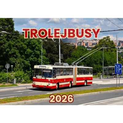 nástenný A3 Trolejbusy 2026