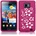Samsung Galaxy S2 i9100 Flora Силиконов Калъф Розов + Протектор