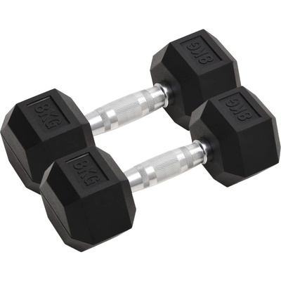 vidaXL litina Jednoruční činky 2 ks 16 kg