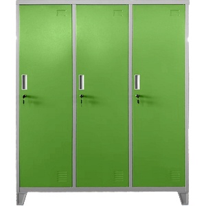Carmen Метален шкаф Carmen CR-1604-3 JZ - сив / зелен (3580175_5) - xmall