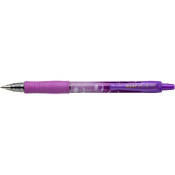 Pilot Bubble G2 2025 0, 7 мм лилава ролкова топка със синьо мастило BLG27TRB-PUG-L (BLG27TRB-PUG-L)